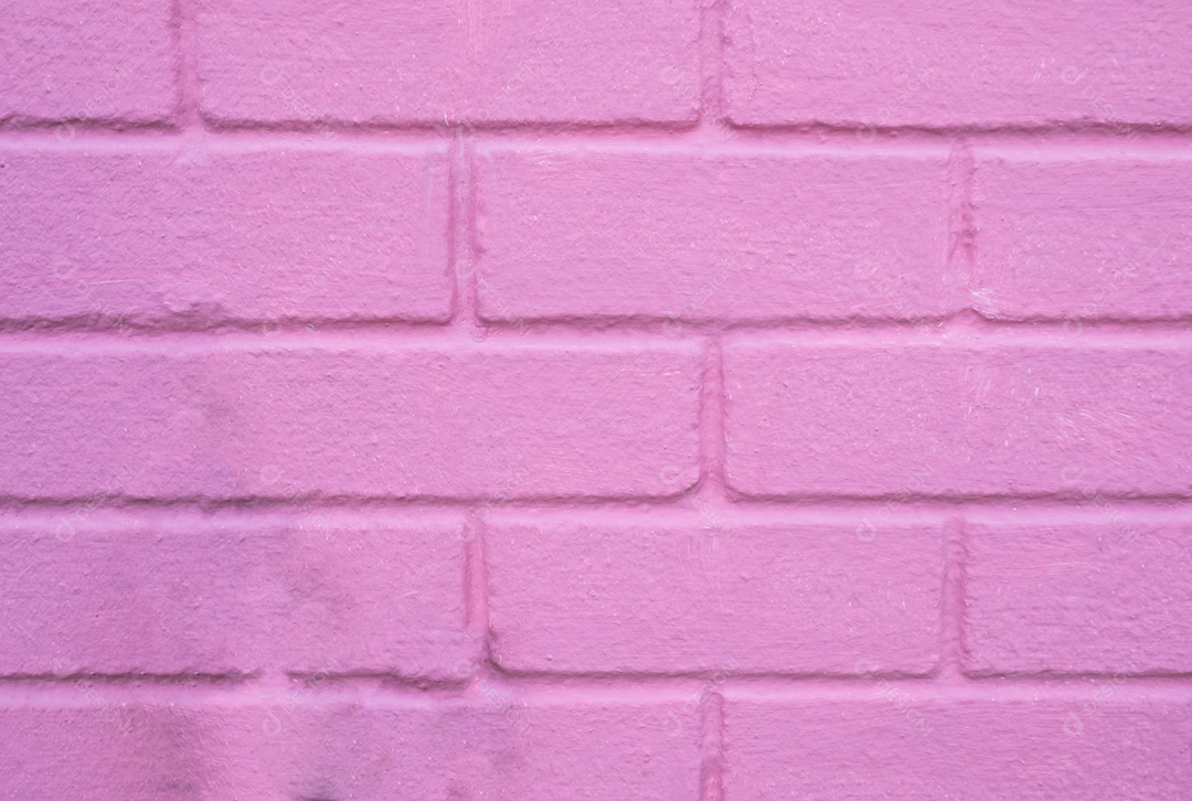 Fundo de textura de parede de tijolo ordenado rosa pastel, pano de fundo para o conceito de senhora ou mulher.