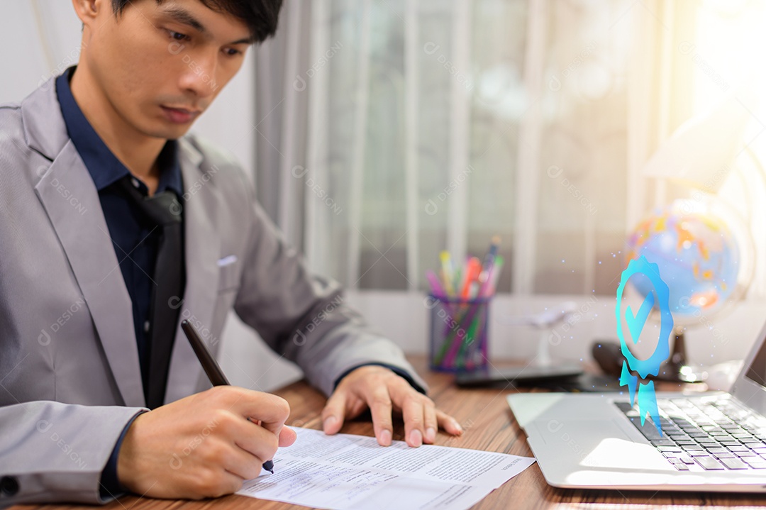 Sinal do melhor serviço Garantia de qualidade, certificação e padronização ISO