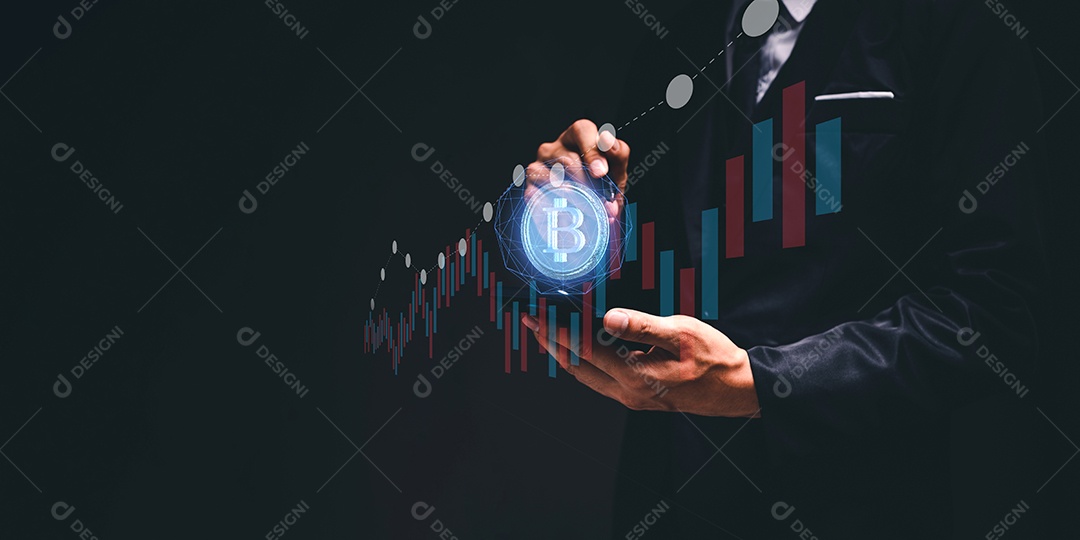 Negociação comercial de moedas criptográficas Bitcoin Trocas Investir Metaverso ações