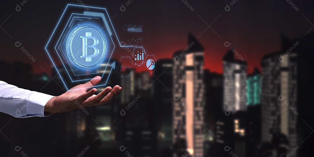 Negociação comercial de moedas criptográficas Bitcoin Trocas Investir Metaverso ações