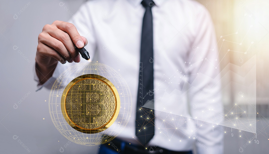 Negociação comercial de moedas criptográficas Bitcoin Trocas Investir Metaverso ações