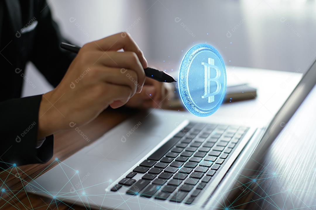 Negociação comercial de moedas criptográficas Bitcoin Trocas Investir Metaverso ações