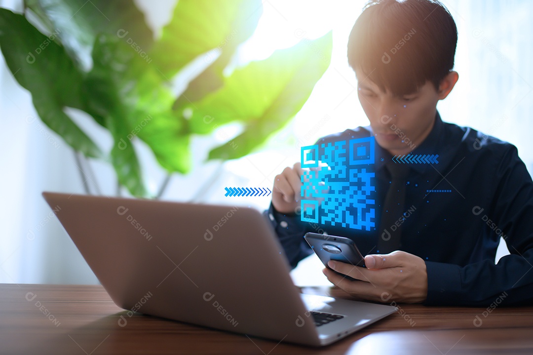 Digitalize o código QR para pagar, receber dinheiro, fazer login, conectar-se ao sistema