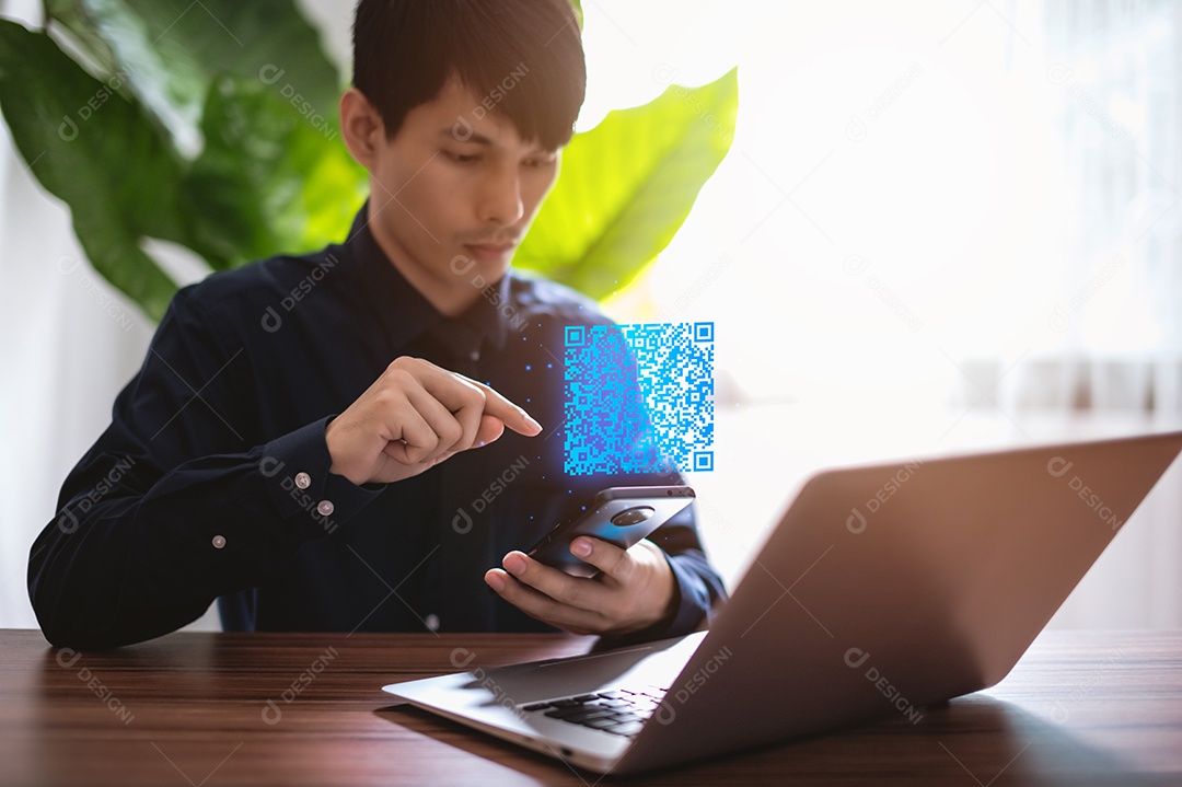 Digitalize o código QR para pagar, receber dinheiro, fazer login, conectar-se ao sistema