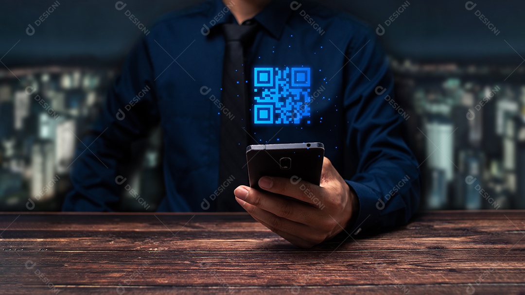 Scan the QR code to pay, receive money, log in, connect to the system