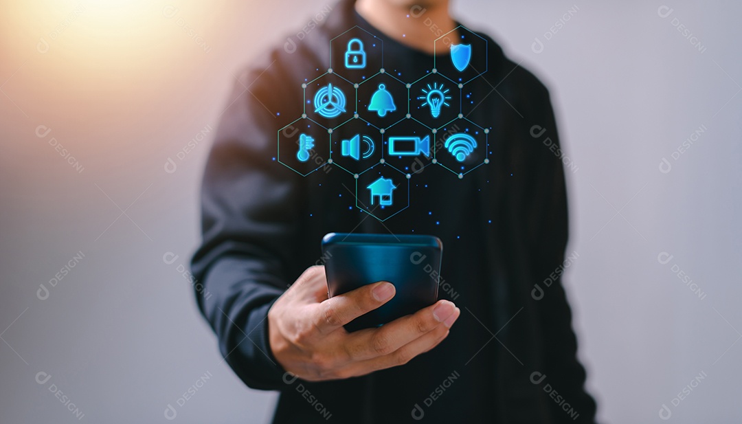 Sistema metaverse de controle de automação de casa e escritório inteligente