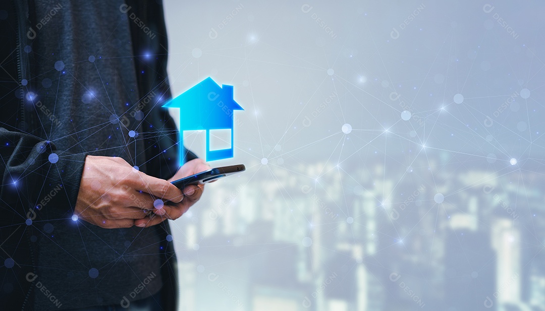 Sistema metaverse de controle de automação de casa e escritório inteligente