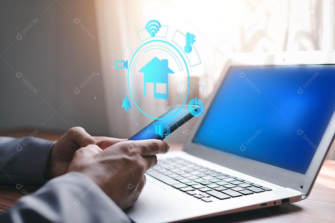 Sistema metaverse de controle de automação de casa e escritório inteligente