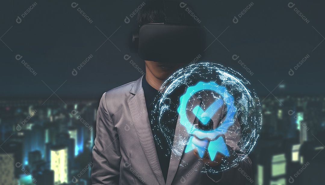 Sinal do melhor serviço Garantia de qualidade, certificação e padronização ISO