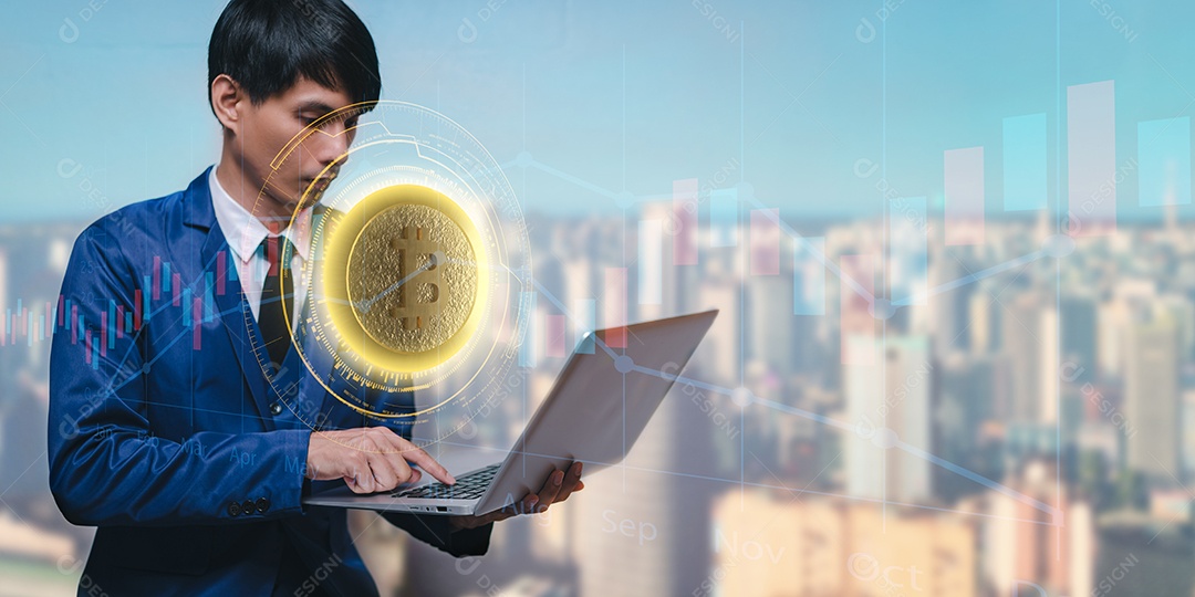 Negociação comercial de moedas criptográficas Bitcoin Trocas Investir Metaverso ações