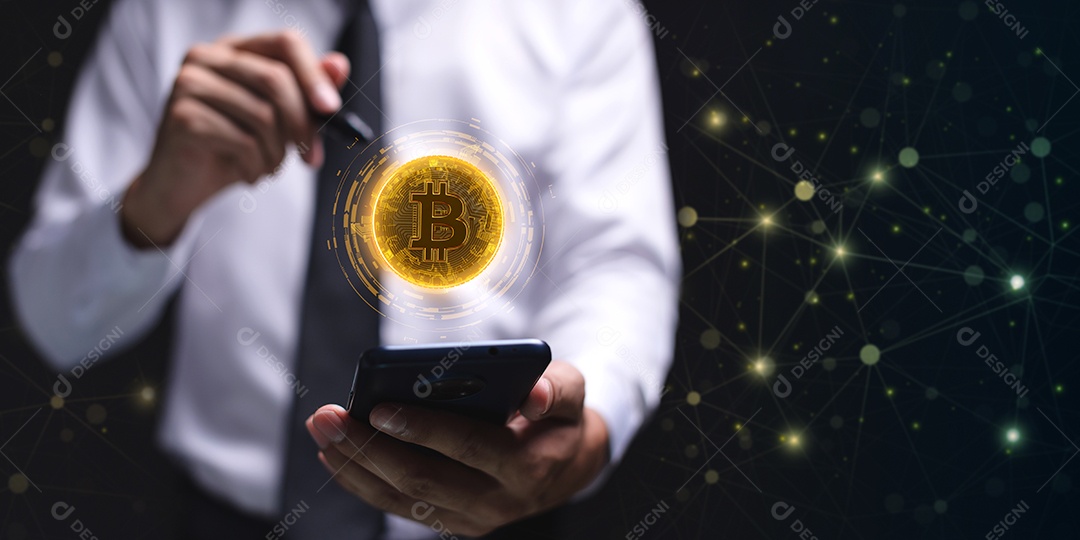 Negociação comercial de moedas criptográficas Bitcoin Trocas Investir Metaverso ações