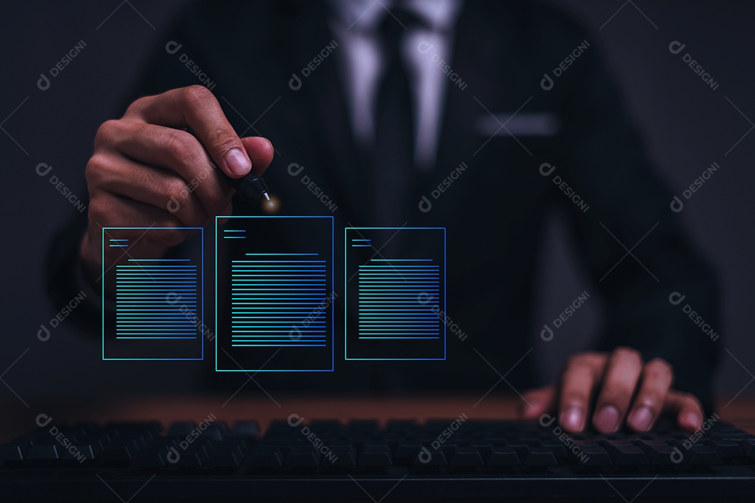 Documento digital online Assinatura eletrônica, gerenciamento de documentos