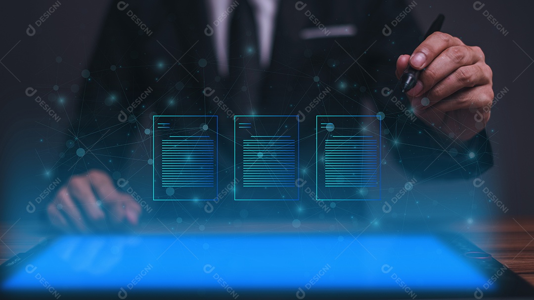 Documento digital online Assinatura eletrônica, gerenciamento de documentos