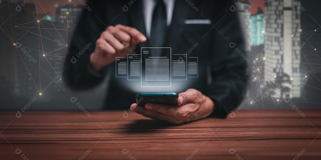 Documento digital online Assinatura eletrônica, gerenciamento de documentos