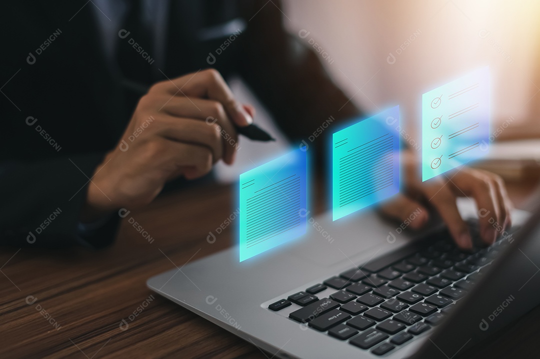 Documento digital online Assinatura eletrônica, gerenciamento de documentos