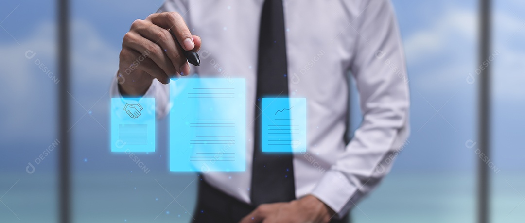 Documento digital online Assinatura eletrônica, gerenciamento de documentos