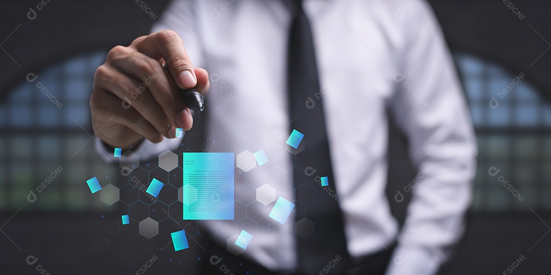 Documento digital online Assinatura eletrônica, gerenciamento de documentos