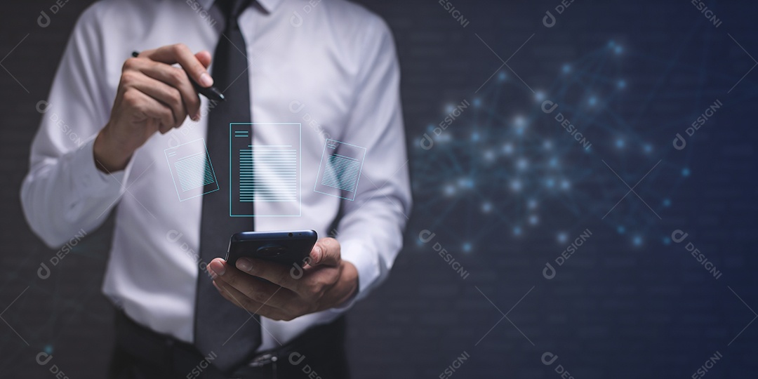 Documento digital online Assinatura eletrônica, gerenciamento de documentos