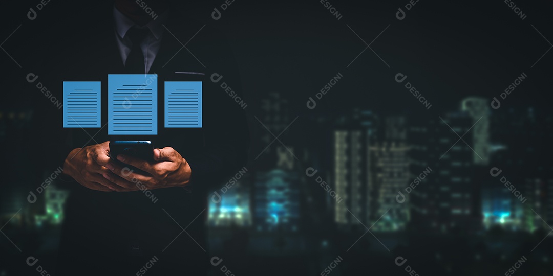 Documento digital online Assinatura eletrônica, gerenciamento de documentos