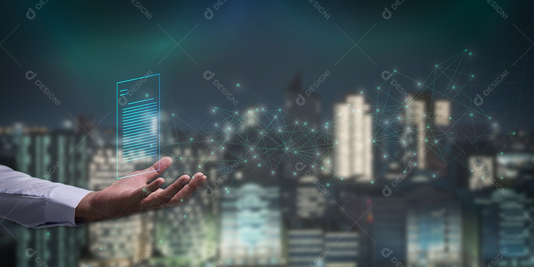 Documento digital online Assinatura eletrônica, gerenciamento de documentos