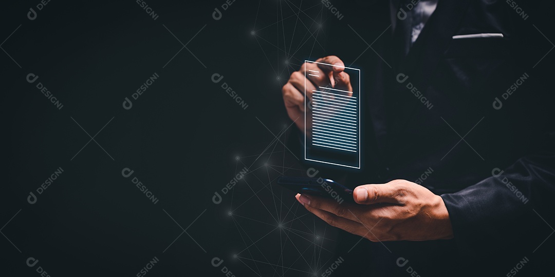 Documento digital online Assinatura eletrônica, gerenciamento de documentos