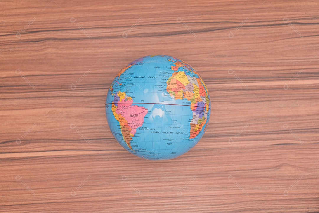 Conceito do Dia da Terra. Conceito do Dia Mundial da Saúde. Ame o mundo.