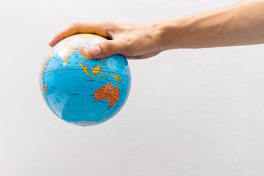 Conceito do Dia da Terra. Conceito do Dia Mundial da Saúde. Ame o mundo.