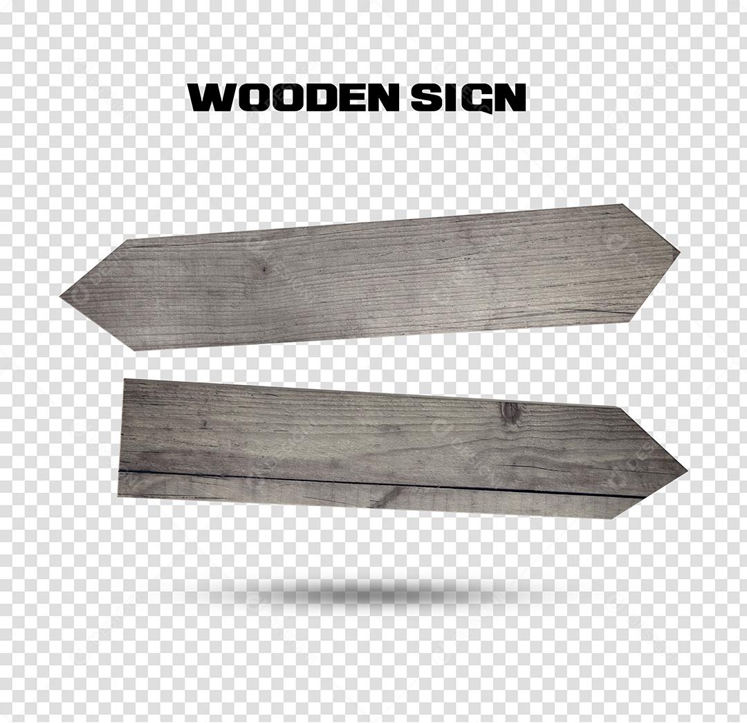 Placas de Madeira 3D Elemento PSD