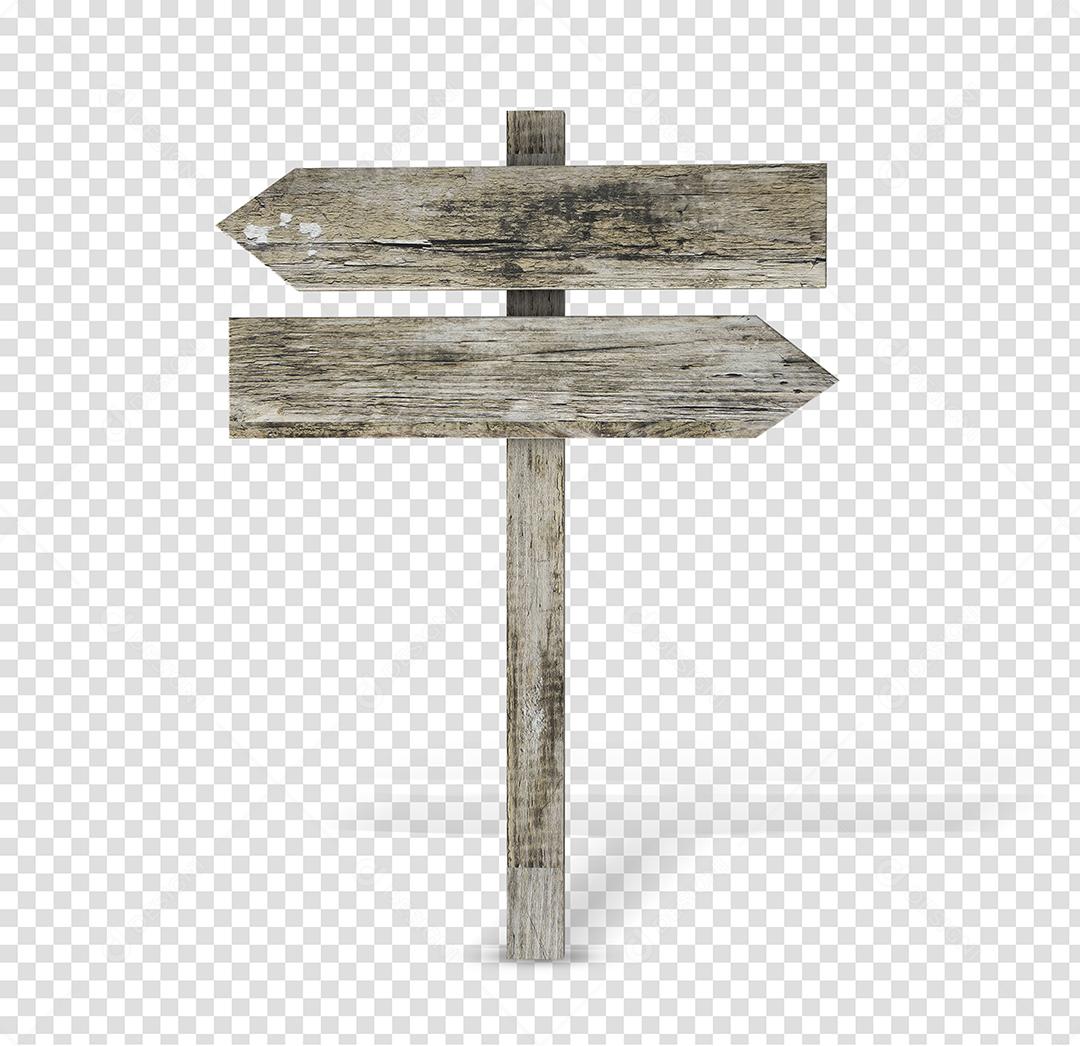 Placas de Madeira Elemento 3D Para Composição PSD