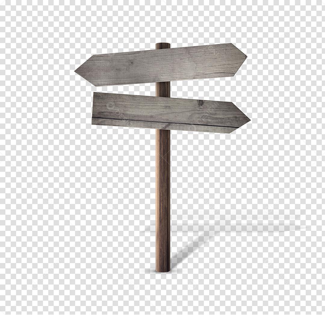 Elemento 3D Placas de Madeira Para Composição PSD