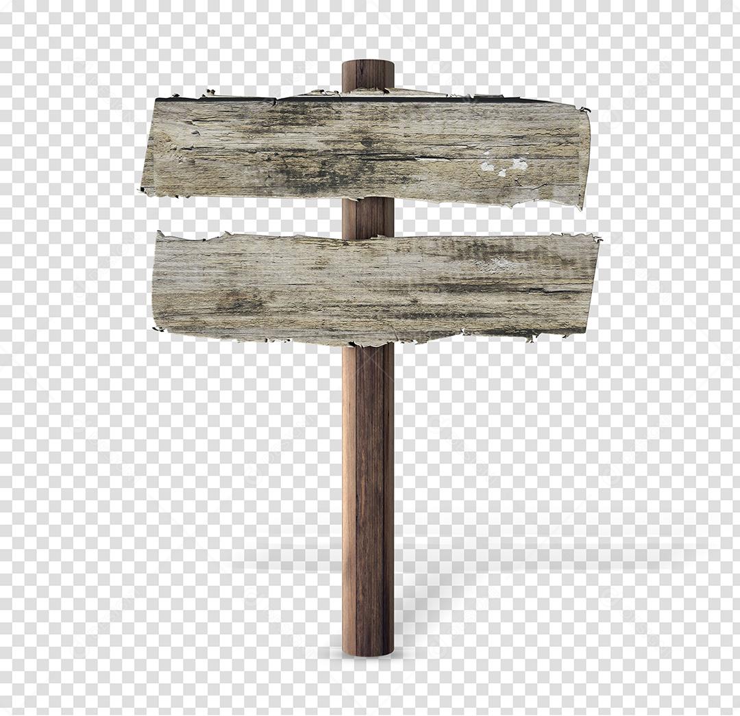 Elemento 3D Placas de Madeira Para Composição PSD