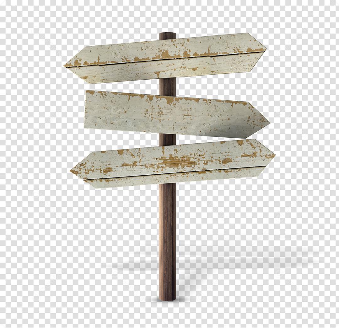 Placas de Madeira 3D Elemento Para Composição PSD