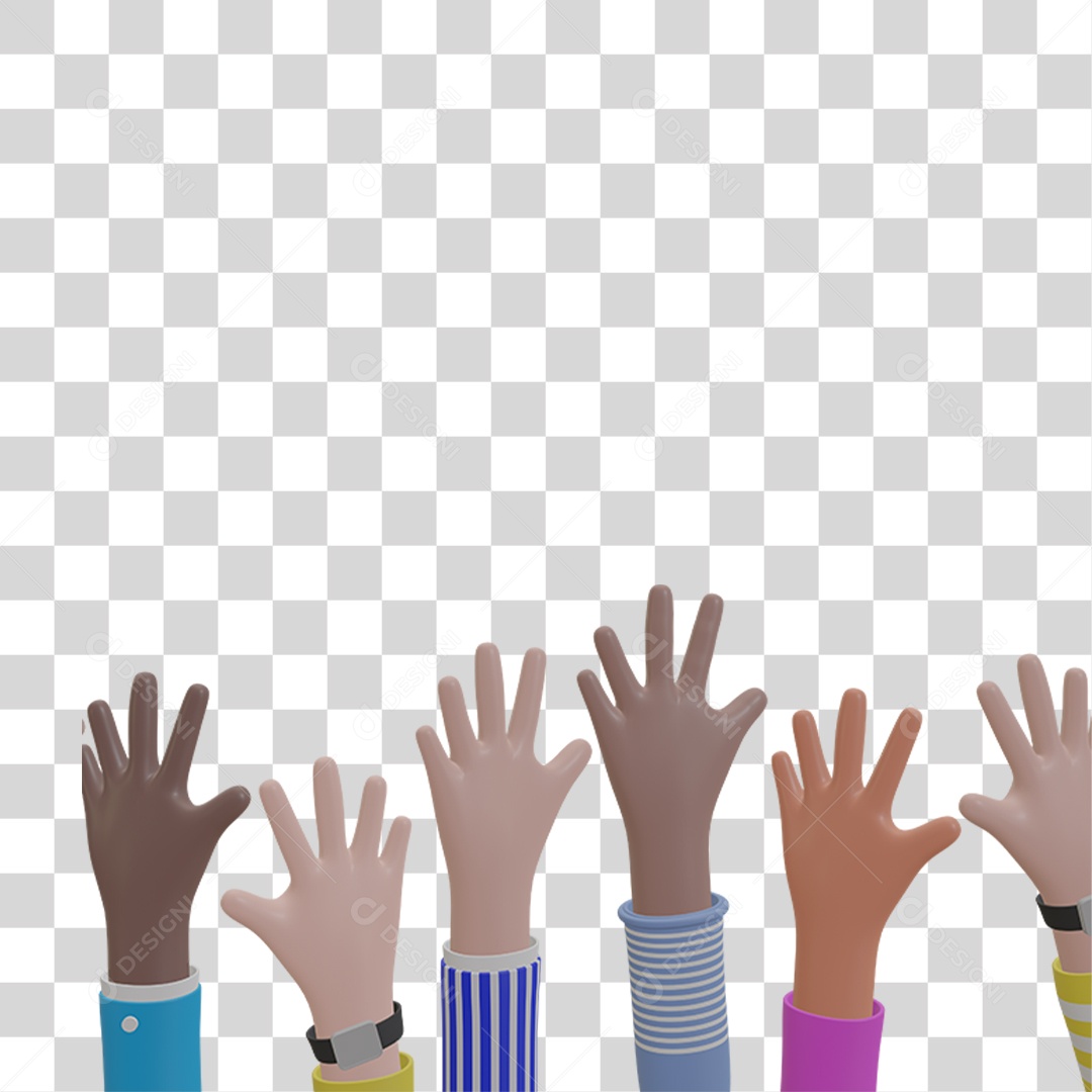 Mãos Para Cima PNG Transparente