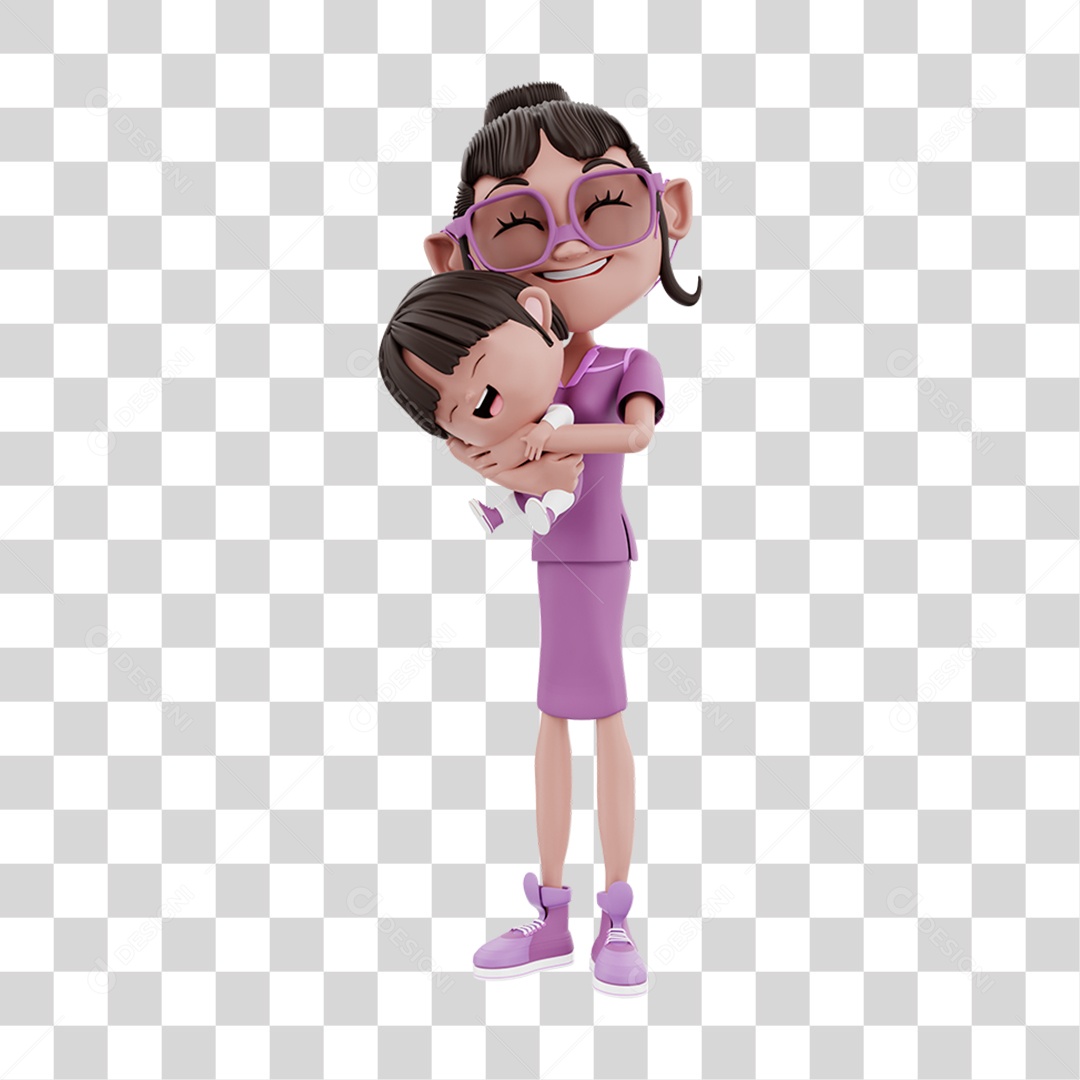 Mãe e Filha Com Roupa Combinando Alegres Sorrindo PNG Transparente