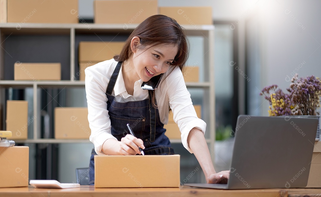 Retrato de iniciar pequenas empresas