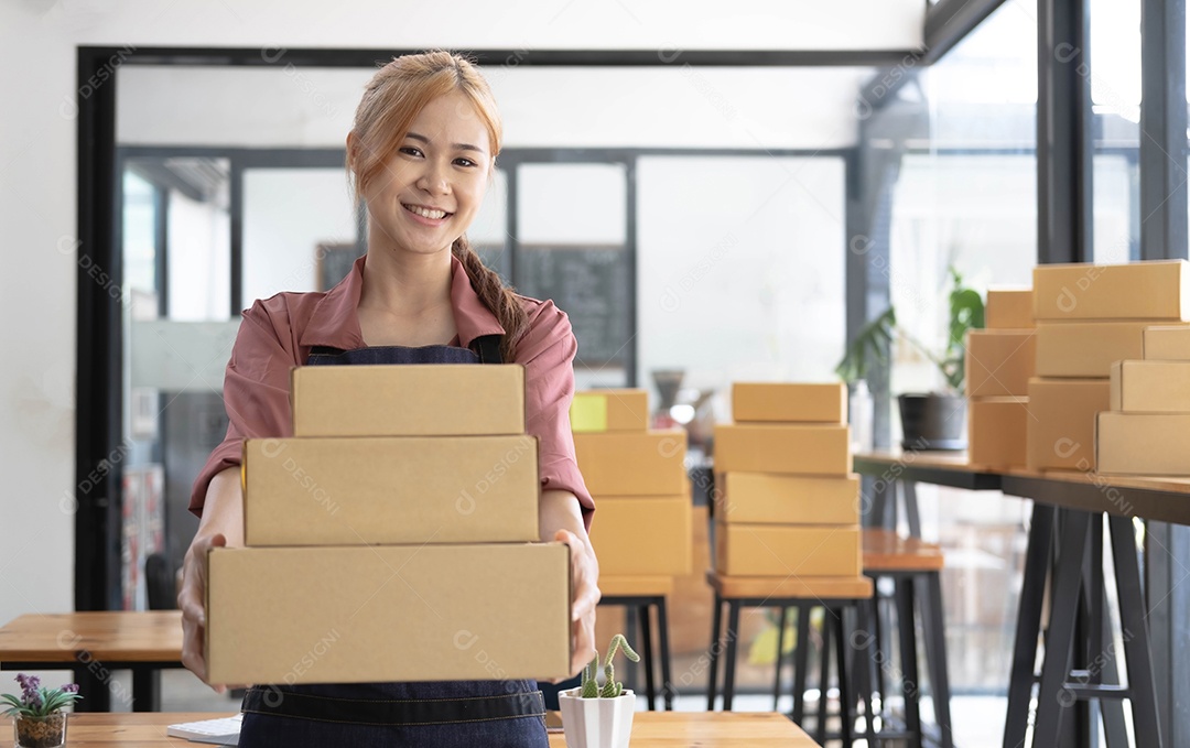 Proprietária de pequena empresa de inicialização