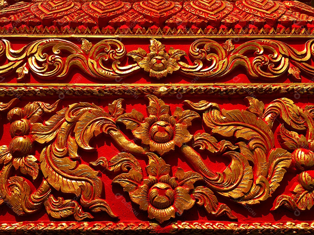 Textura de estátua típica chinês