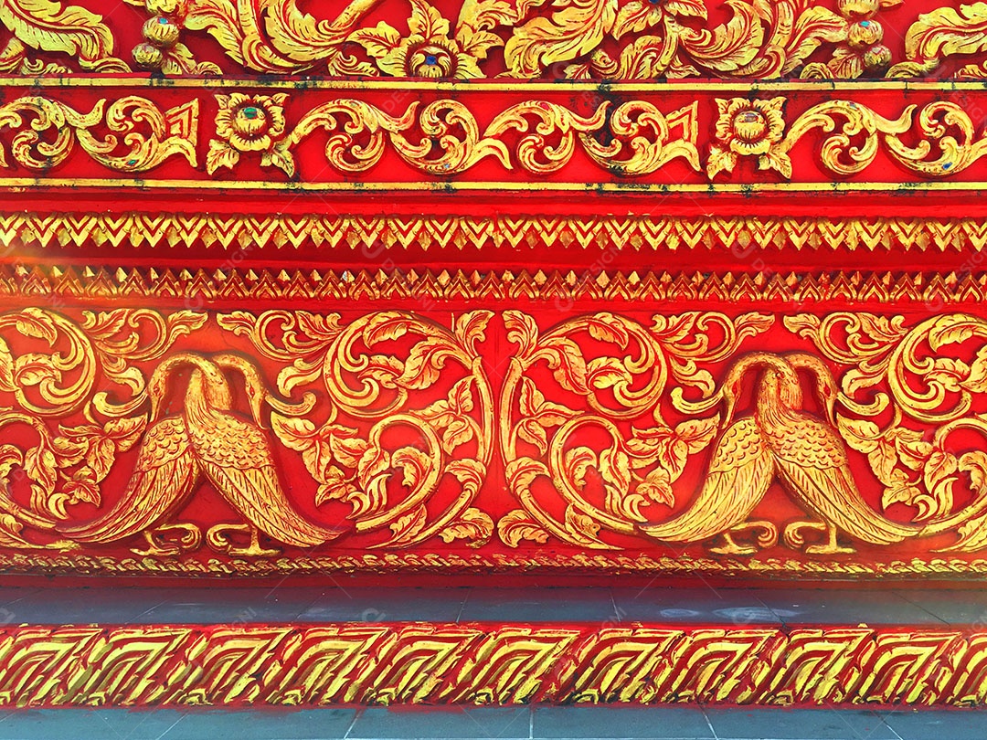 Textura de tecido chinês