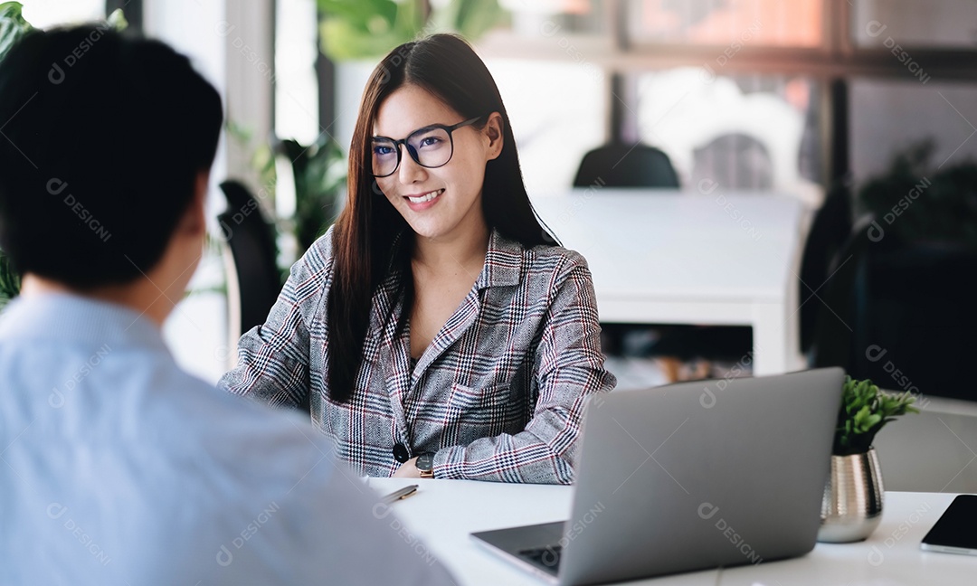 Conceito de entrevista de emprego.