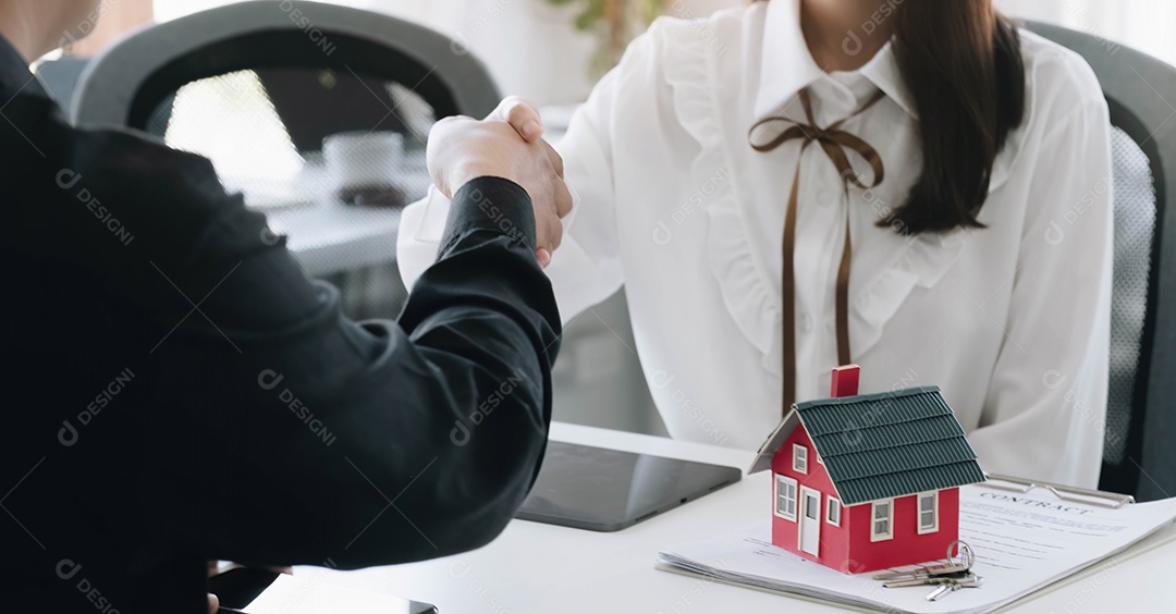 Acordo bem-sucedido, propriedade, conceito de contrato de compra de casa