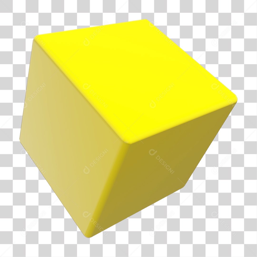 Quadrado Amarelo PNG Transparente