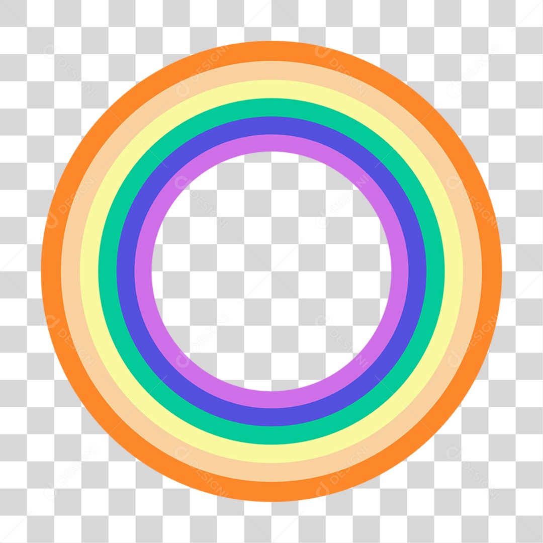 Circulo Colorido PNG Transparente