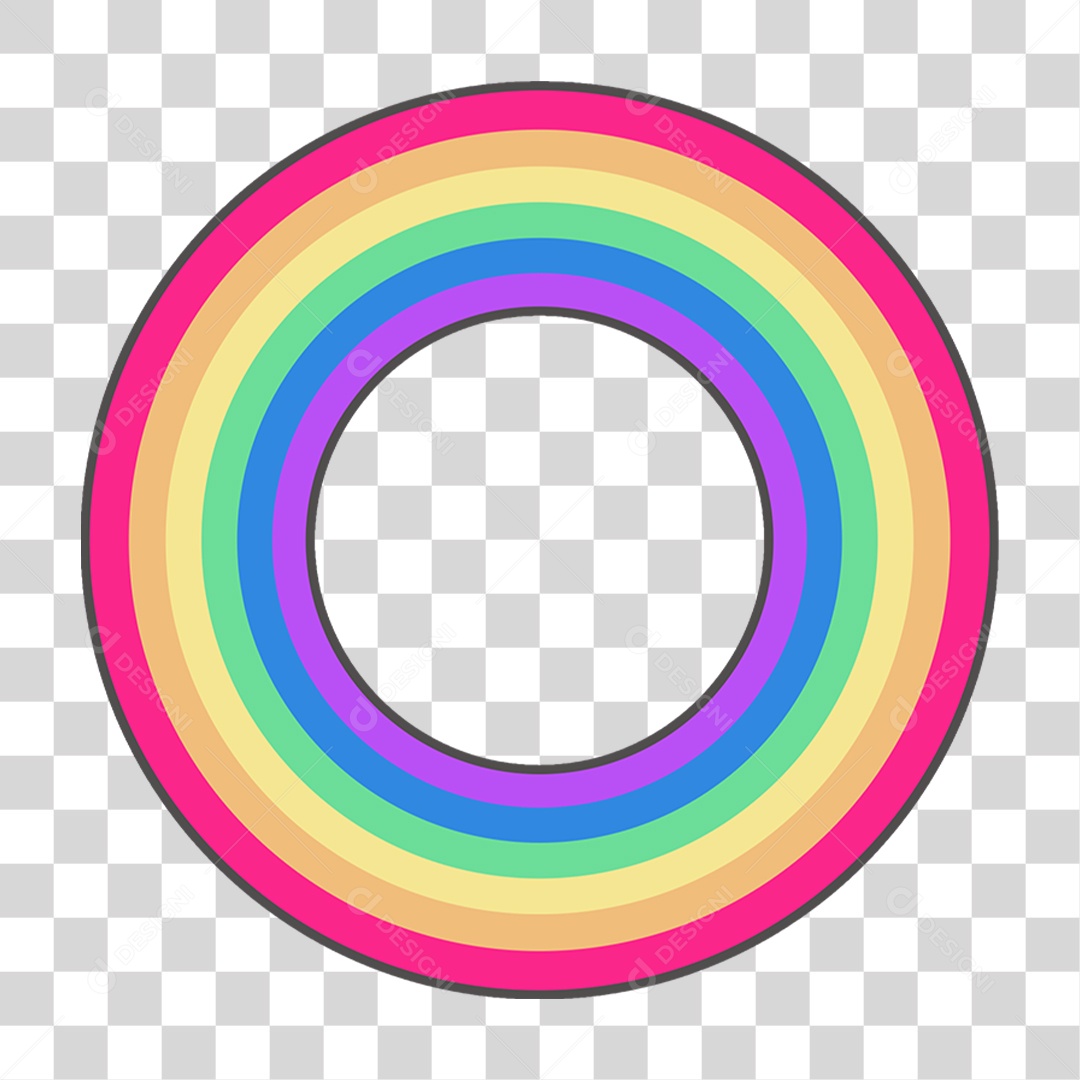 Circulo Colorido PNG Transparente