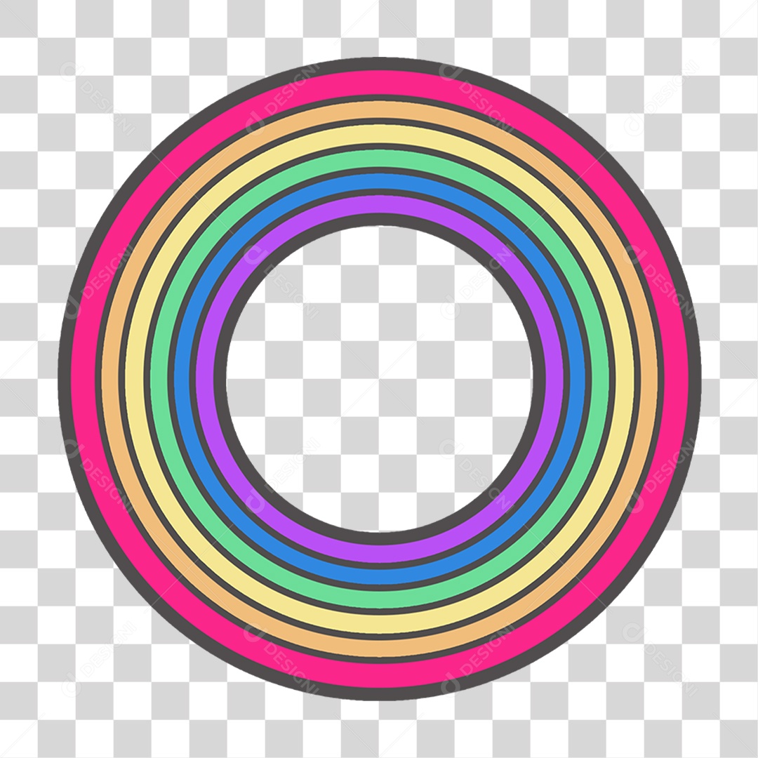 Circulo Colorido PNG Transparente