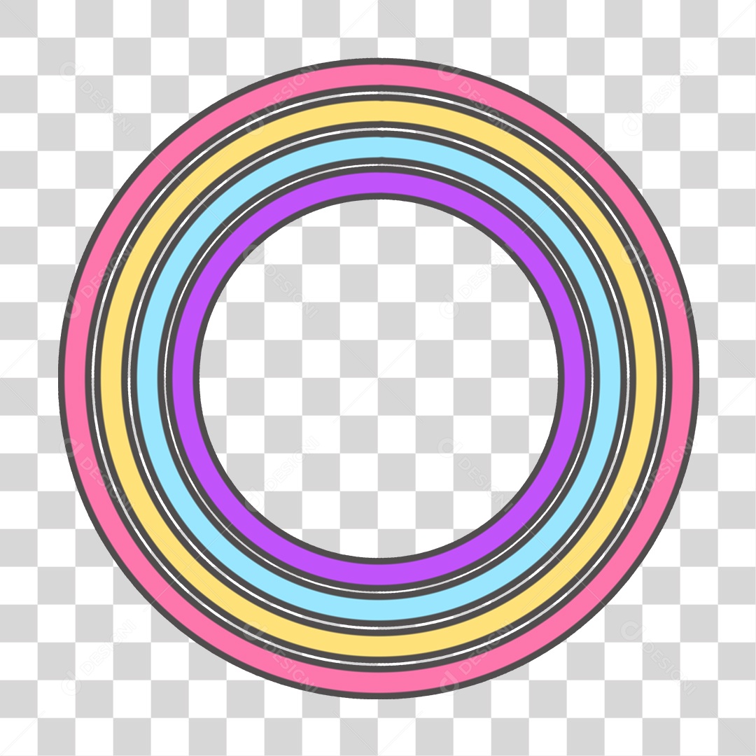 Circulo Colorido PNG Transparente