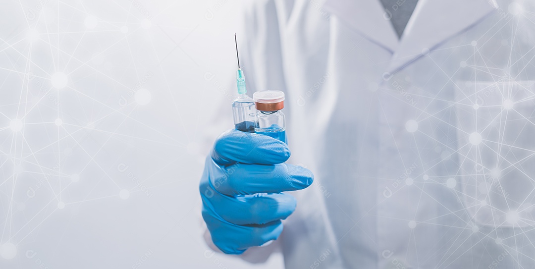 Médicos ou cientistas estão usando vacinas para combater o COVID-19