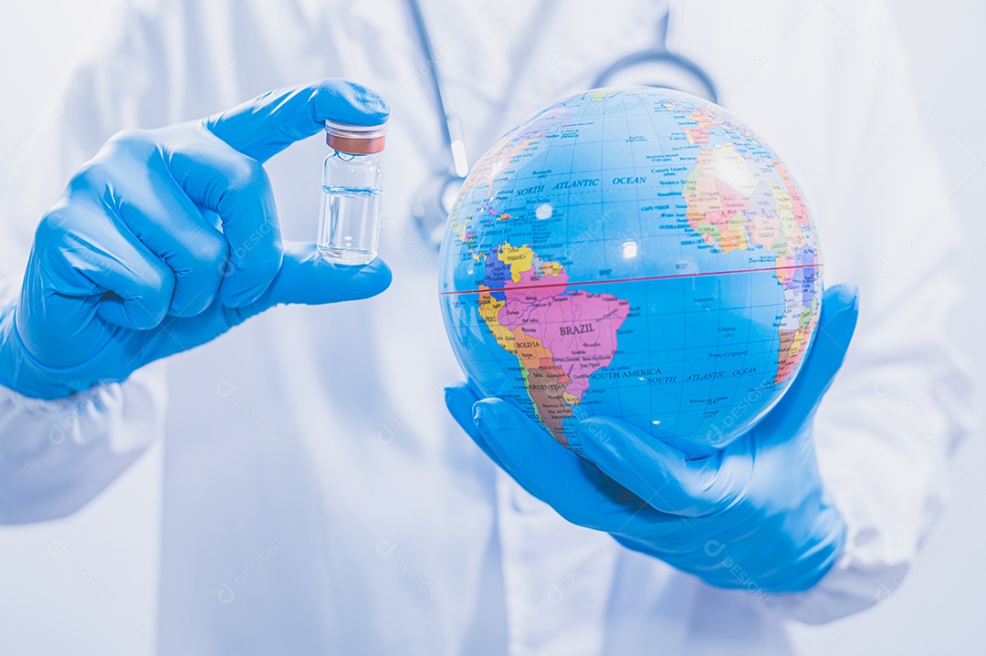 Médicos ou cientistas estão usando vacinas para combater o COVID-19