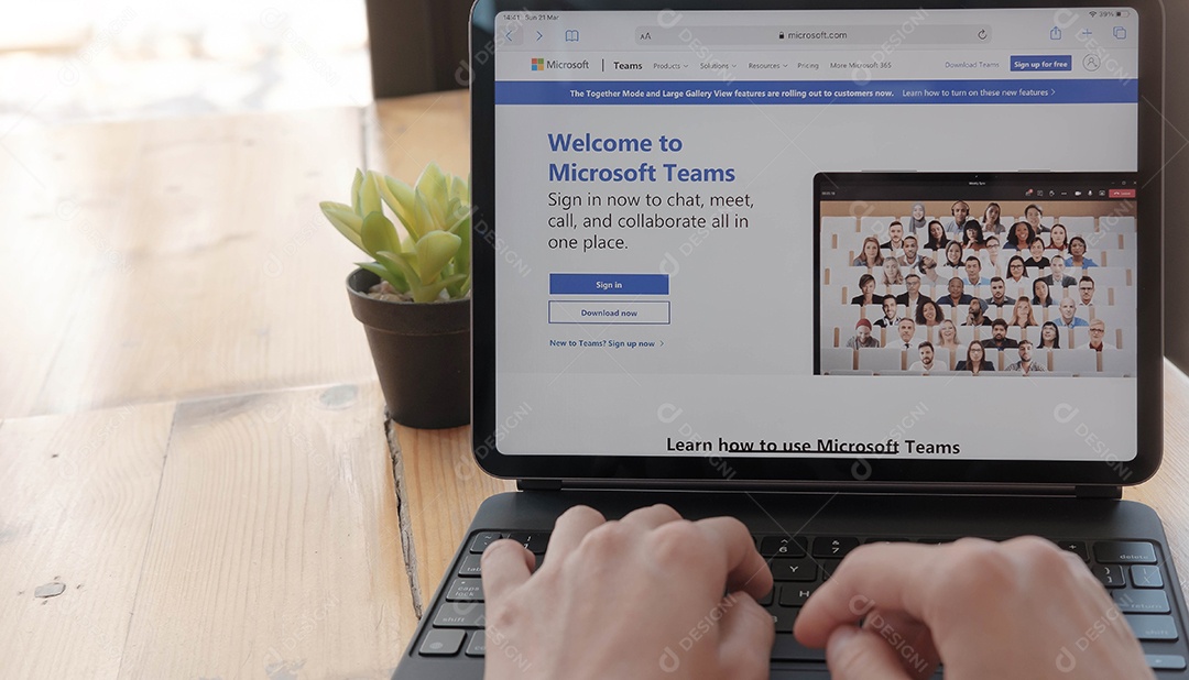 Um emprego que trabalha em casa