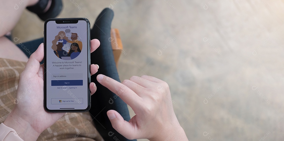 Um emprego que trabalha em casa