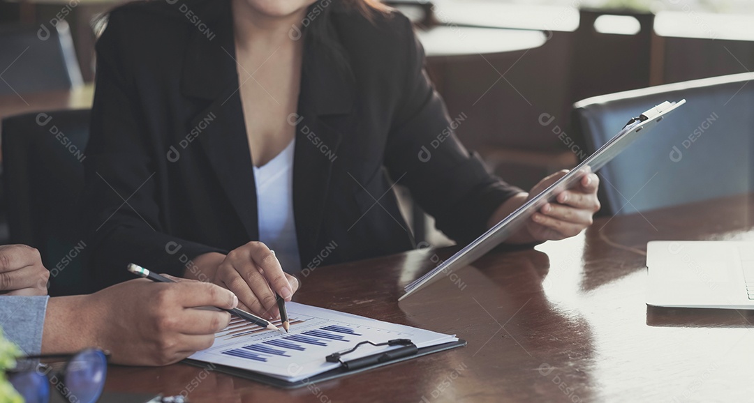 Reunião de negócios debate da equipe de negócios
